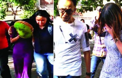 Artis VA ditangkap di Surabaya. Foto : pojoksatu