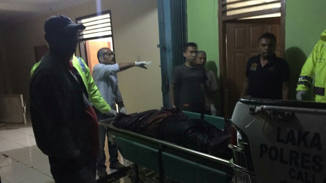 Korban Tabrak Lari di jalan Lintas Sumatera Kecamatan nalo Tantan Senin malam (14/01/2019). 