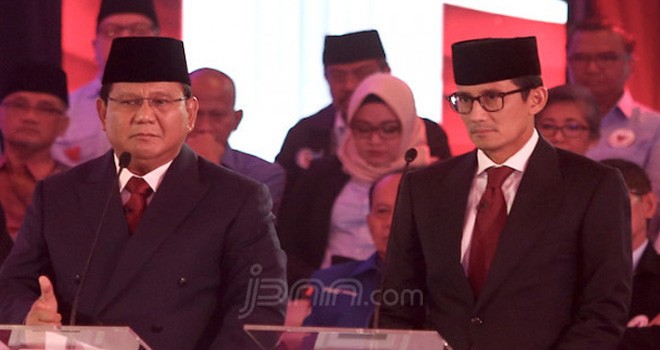 Calon Presiden (Capres) Prabowo Subianto dan Calon Wakil Presiden (Cawapres) Sandiaga Uno. Foto : Ricardo / JPNN