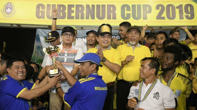 Merangin Juara Gubernur Cup. Foto : Wiwin / Jambiupdate