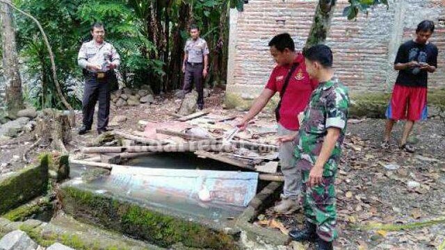 Lokasi penemuan mayat laki-laki di Desa Linggapura, Kecamatan Tonjong, Kabupaten Brebes, Jawa Tengah. (Radar Tegal/JPG)