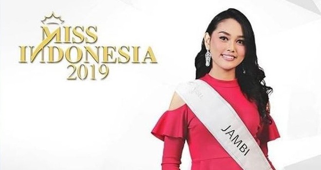 Miss Jambi yang dinobatkan sebagai Miss Indonesia 2019 Princess Megonondo. Foto : Instagram