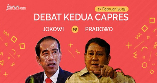 Debat Kedua Capres. Foto : JPNN