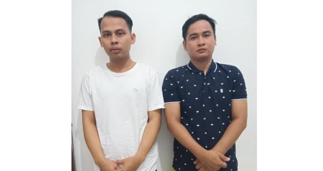 Simpan Paket Sabu di Anus, Dua Pria di Jambi Ditangkap Petugas BNNP. Foto : Ist