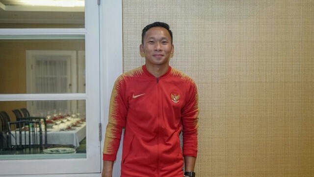 Awan Setho, penjaga gawang Timnas U22 Indonesia (Issak Ramdhani/JawaPos.com)