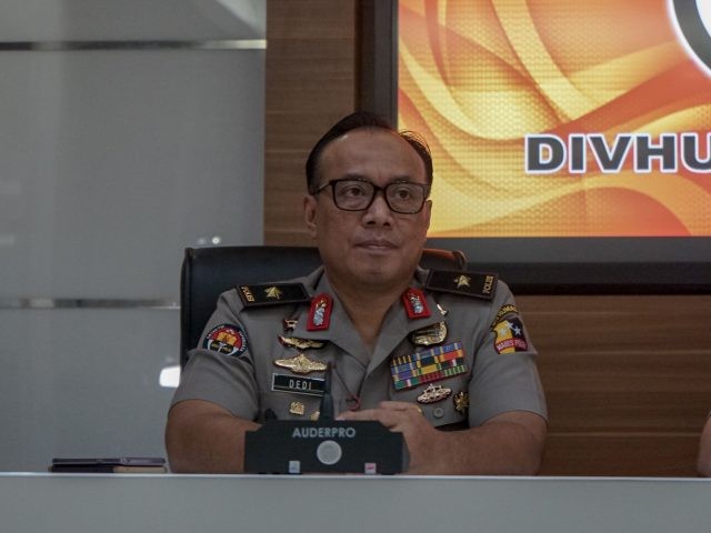 Kepala Biro Penerangan Masyarakat Divisi Humas Polri Brigjen Dedi Prasetyo (Issak Ramdhani/JawaPos.com)