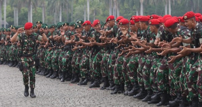Ketua DPR Desak Panglima TNI Kerahkan Pasukan Tumpas KKSB. Foto : Ricardo / JPNN
