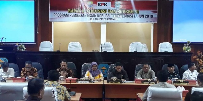 Rapat Komisi Pemberantasan Korupsi (KPK) RI,  (Rabu13/3).