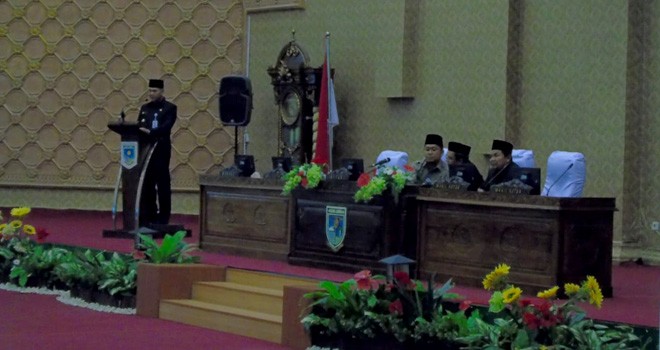 DPRD Kota Jambi Gelar Paripurna Jawaban Eksekutif. Foto : Ist