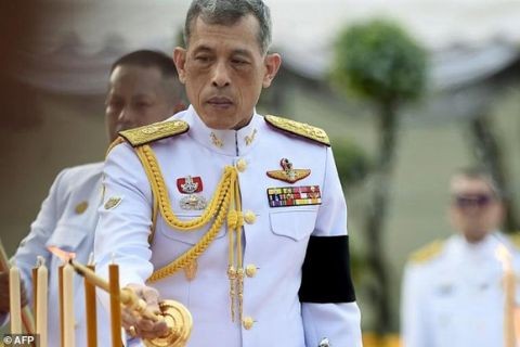Raja Maha Vajiralongkorn. Foto: AFP