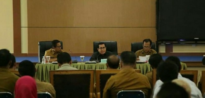 Wako AJB Kumpulkan Kepala SKPD, Dorong Percepatan Pembangunan. Foto : Gusnadi / Jambiupdate