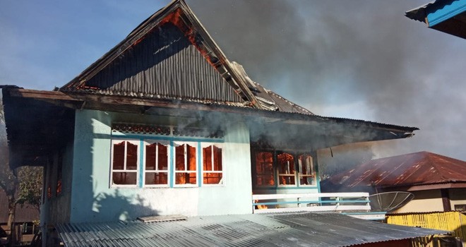 Kebakaran di Kerinci. Foto : Gusnadi / Jambiupdate