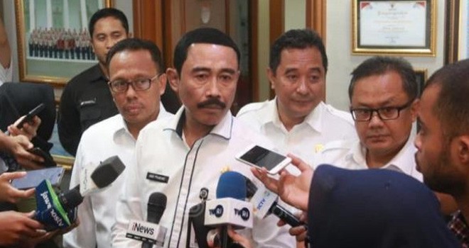Sekjen Kemendagri Hadi Prabowo memastikan pembayaran THR PNS. Foto : Humas Kemandagri.
