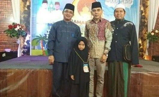Kamila, Bocah Asal Kuala Jambi Melaju Ke Final Hafiz Cilik Jambi. Foto : Maulana / Jambiupdate