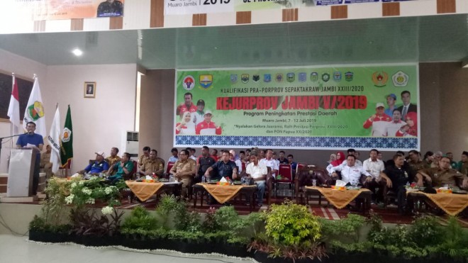 Kejuaraan Provinsi (Kejurprov) Sepaktakraw ke 5 di Kabupaten Muaro Jambi. 
