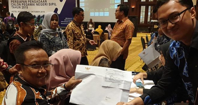 Waldi Bakri, Kepala BKPSDM Sarolangun saat berada di hotel Bidakara Jakarta.