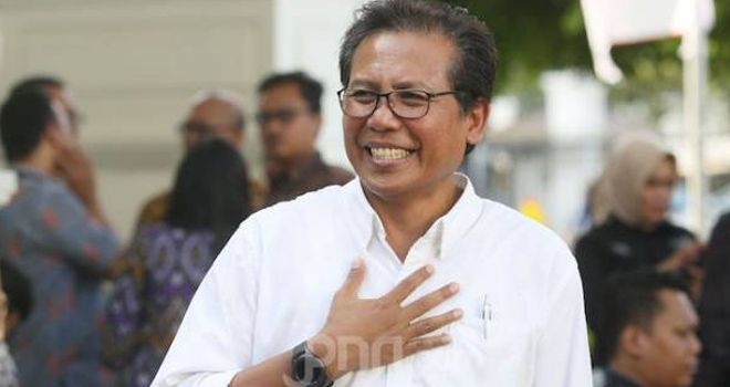 M Fadjroel Rachman yang menjadi juru bicara kepresidenan di pemerintahan Presiden Joko Widodo periode 2019-2024. 