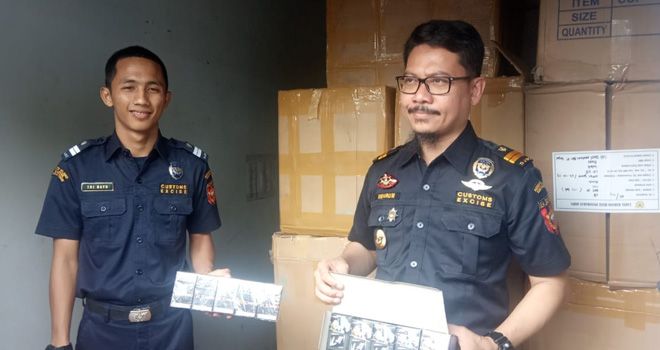 Rokok illegal sebanyak 1.760.000 batang yang berhasil diamankan oleh Tim Penindakan dan Penyidikan pada Senin (21/10) lalu.