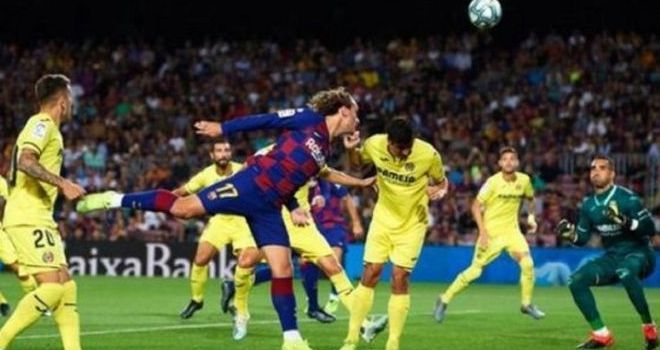 Griezmann sumbang satu gol pada kemenangan 2-1 Barcelona saat lawan Villarreal di pekan ke-6 Liga Spanyol, Rabu (25/9).