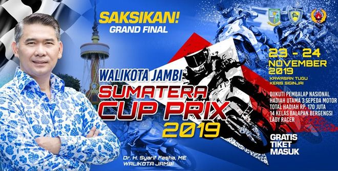 Walikota Jambi Sumatera Cup Prix (SCP) 2019.