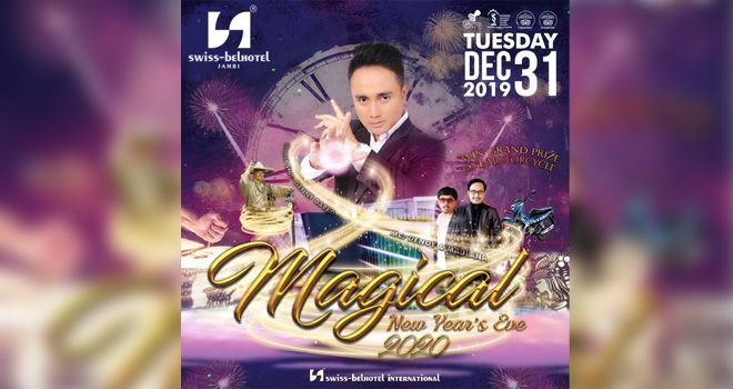 Saat malam tahun baru Swiss-Belhotel Jambi akan mendatangkan magician terkenal Indonesia yaitu Denny Darko.