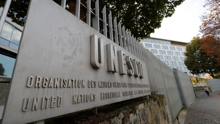 Markas besar UNESCO di Paris, Prancis, Kamis (21/11).