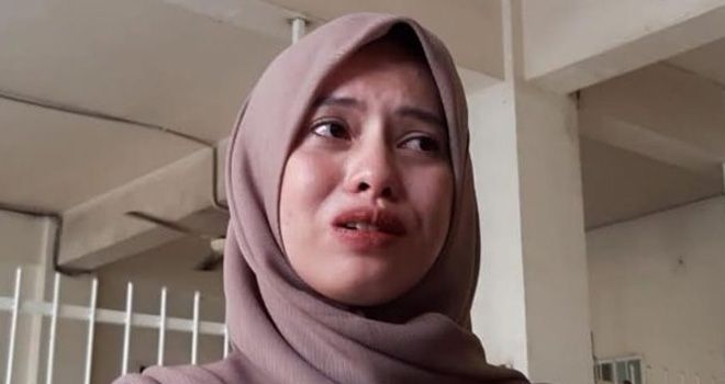 Istri Zul Zivilia, Retno Paradina saat ditemui di kawasan Tendean, Jakarta Selatan, Kamis (5/12).
