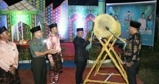 Pembukaan MTQ Ke IX Tingkat Kecamatan Kuala Jambi Sukses.