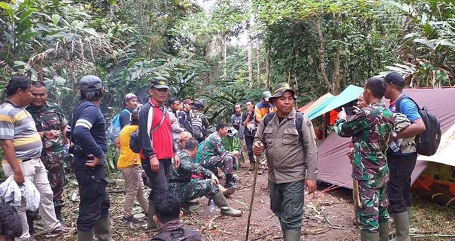 Tim Sar gabungan masih melakukan pencarian korban hilang di Danau Kaco, Kabupaten Kerinci.