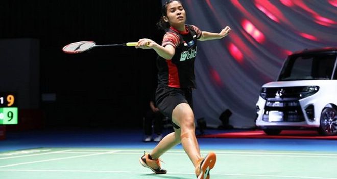 Tunggal putri Indonesia, Gregoria Mariska Tunjung.

 


