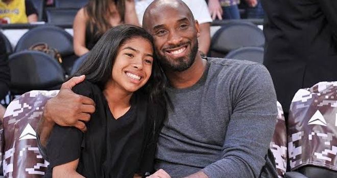 Kobe Bryant dan Putrinya.