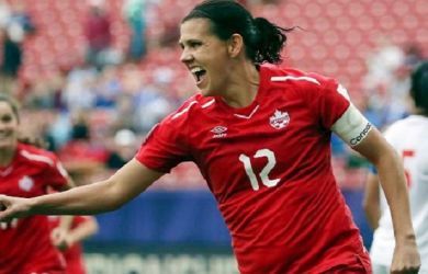 Kapten Timnas Wanita Kanada, Christine Sinclair.