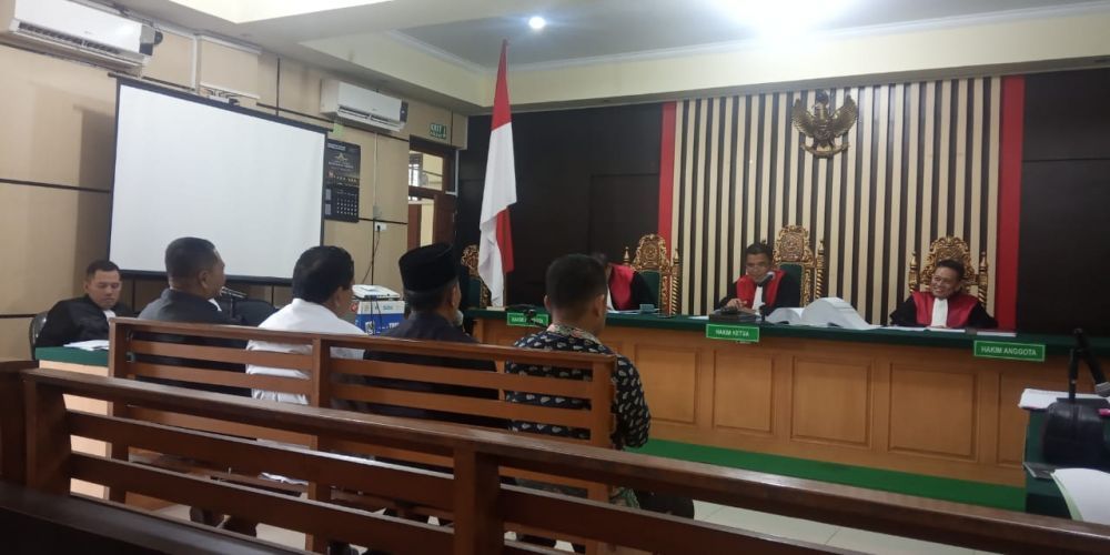 Sidang lanjutan kasus suap uang ketok palu RAPBD Provinsi Jambi 2017-2018 kembali gergulir di Pengadilan Tipikor Jambi, Kamis (6/2).