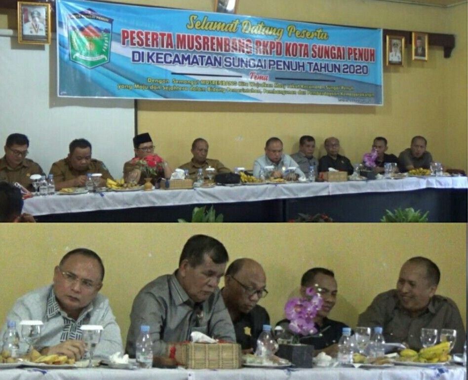 Pimpinan dan Anggota DPRD Sungai Penuh Hadiri Musrenbang Tingkat Kecamatan.
