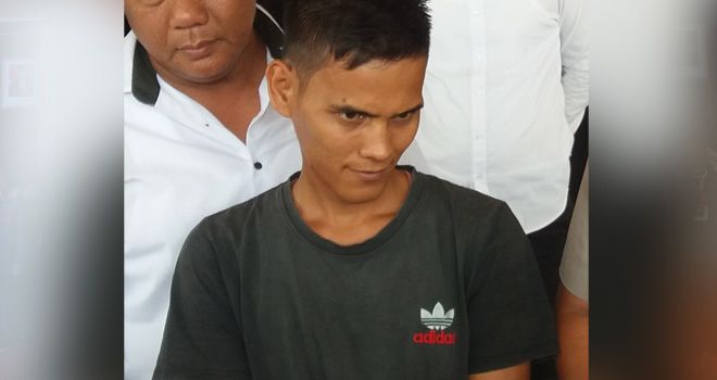 Pelaku yang diduga sebagai penyebar berita hoax ditangkap oleh anggota Polres Bungo.