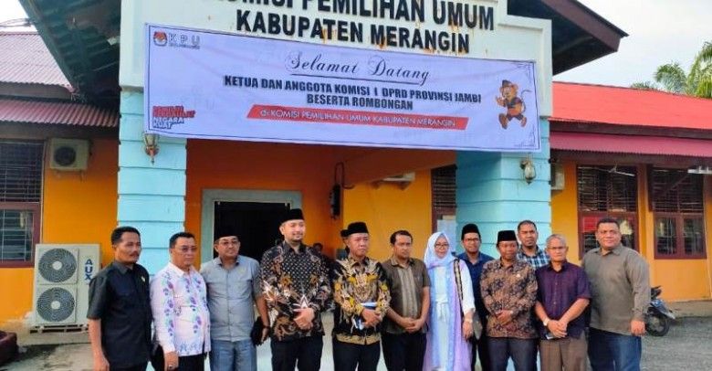 Komisi I DPRD Provinsi Jambi Kunjungi KPU di Daerah.

