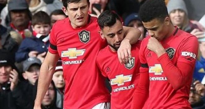 
Bruno Fernandes sumbang satu gol pada kemenangan 3-0 Manchester United atas Watford pada laga lanjutan Liga Inggris, Minggu (23/2). 


