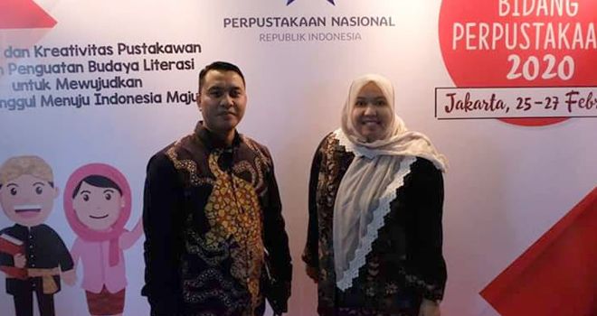 Bupati Masnah Hadiri Rakornas Bidang Perpustakaan Bersama Mendagri.