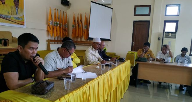 A. Rahman, Ketua SC Musda DPD I Golkar Jambi.