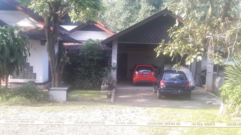 Rumah Maria Darmaningsih, penderita virus Corona di Depok Jawa Barat.