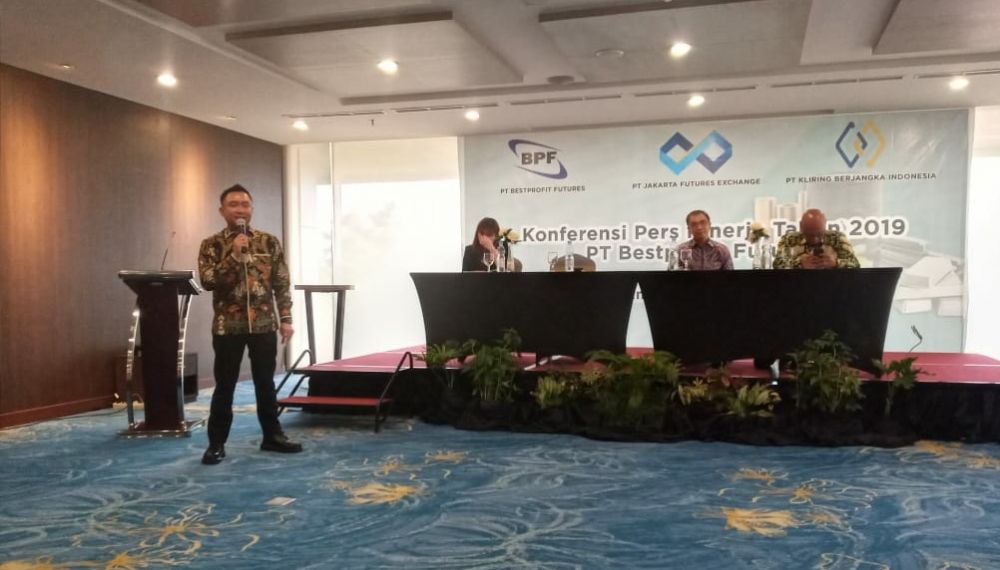 Kepala Pejabat Bisnis BPF, Syaiful saat konferensi pers di BW Luxury Hotel Jambi. 