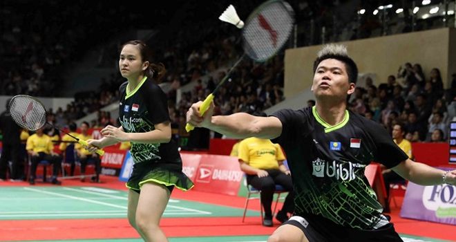 Ganda campuran Indonesia, Praveen Jordan / Melati Daeva Oktavianti. 

