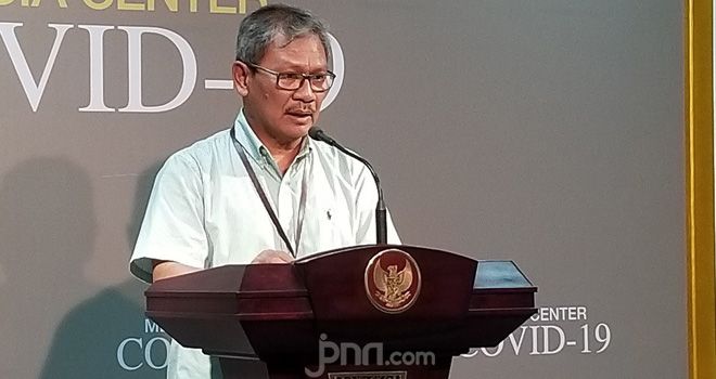 Juru Bicara Pemerintah Penanganan Corona Achmad Yurianto.