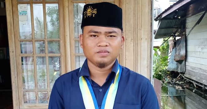 Renaldo Ketua Umum PC PMII Tanjung Jabung Barat.