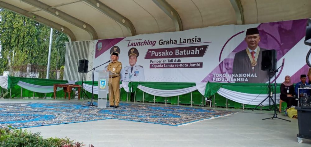 Pemkot Jambi Launching Graha Lansia Pusako Batuah Kota Jambi Tahun 2020.

