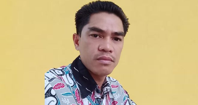 Ketua Persatuan Perangkat Desa Indonesia (PPDI) Kabupaten Kerinci, Aswardi.
