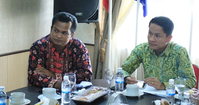 KPU Kabupaten Tanjung Jabung Timur (Tanjabtim) menggelar Rapat Koordinasi (Rakor) terkait pencegahan penularan Coronavirus Desease (Covid-19) dilingkungan KPU Tanjabtim, Rabu (18/3/2020) siang.