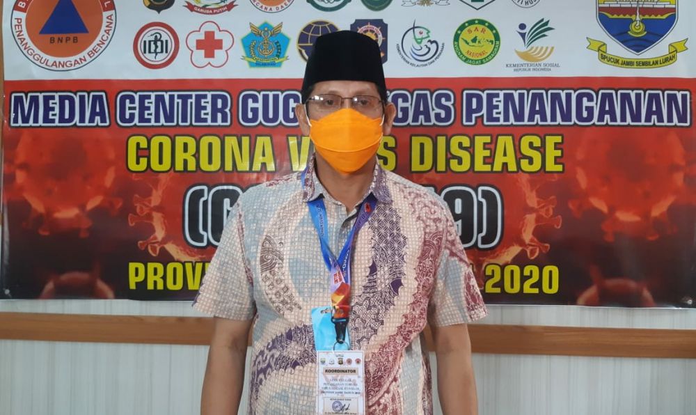 Juru Bicara Gugus Tugas Penanganan Covid-19 Provinsi Jambi Johansyah.