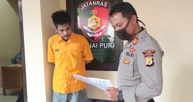 Ilham Mustakim alias Maringgit (25) warga Lorong Pancasila, Kelurahan Sungai Putri, Kecamatan Danau Sipin, Kota Jambi kembali harus berurusan dengan Polisi.