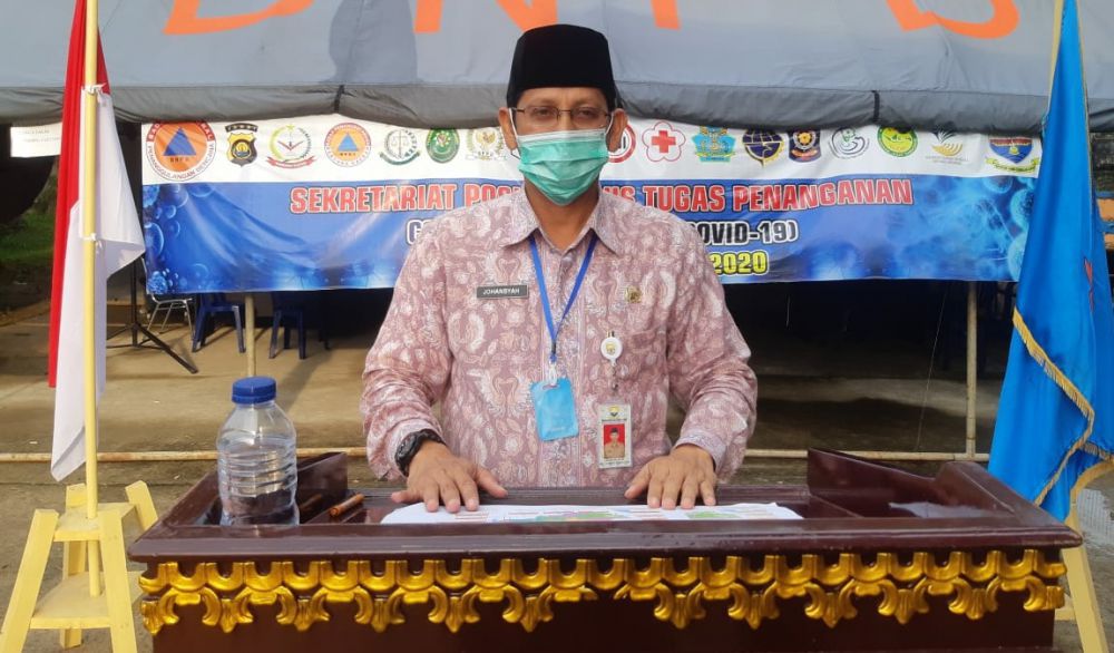 Juru bicara gugus tugas penanganan corona Provinsi Jambi Johansyah.